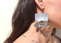 Handmade hearts earrings