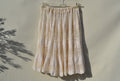 Cream handmade cotton crochet skirt