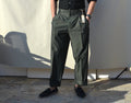 Christian Dior 80s/90s stock olive green shiny pants